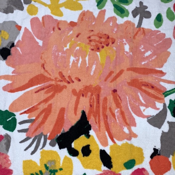 ♠️❤️kate spade New York 100% Cotton Oversized Beach Towel Beautiful Floral - Picture 6 of 15